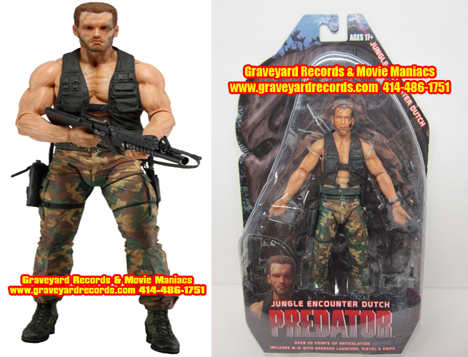 8" Neca Toys Predator Series 9 - Jungle Encounter Dutch